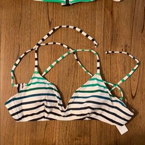 NWT J.Crew French Cross-Back (sz m)